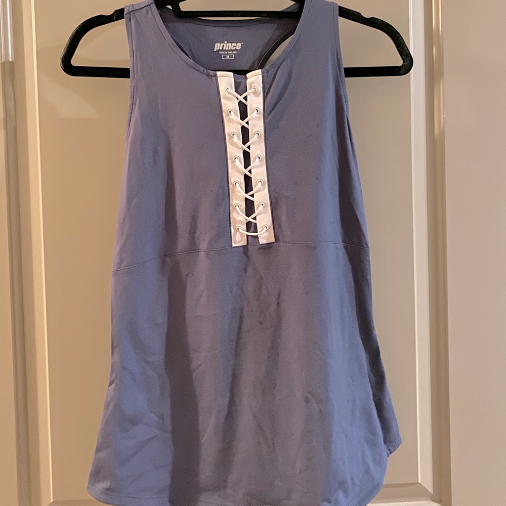 PRINCE tennis lace up tank top